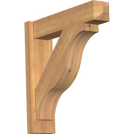 Ekena Millwork Funston Smooth Craftsman Outlooker, Western Red Cedar, 5 1/2"W x 22"D x 22"H OUT06X22X22FST04SWR